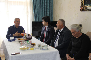 Tərtərdə "Qəhrəmanlarımızı unutmayaq" başlığı altında şəhid ailəsinə ziyarət təşkil edilib