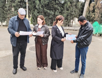 Tərtərdə korrupsiyaya qarşı mübarizə sahəsində əhali arasında maarifləndirmə işləri aparılmışdır