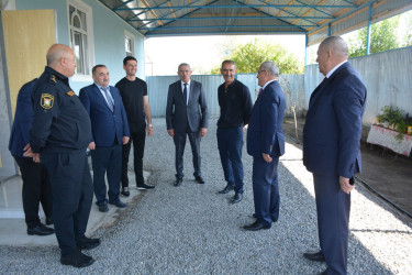 Rayon rəhbəri Birinci Qarabağ müharibəsi əlili Mayıl Xəlilovun ailəsini ziyarət edib