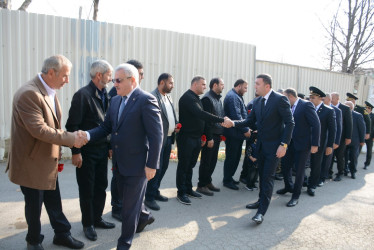 Tərtərdə 44 günlük Vətən müharibəsində qazanılan Şanlı Zəfərin 5-ci ildönümü münasibəti ilə Şəhidlər Abidə Kompleksi ziyarət edilib