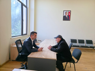 Tərtər Rayon İcra Hakimiyyətində mütəmadi olaraq vətəndaşların müraciətləri dinlənilir