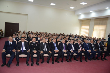 Tərtərdə “Konstitusiya və Suverenlik İli” çərçivəsində “Azərbaycan Respublikasının prezidenti cənab İlham Əliyev qətiyyətli siyasi lider, Müzəffər Ali Baş Komandandır”  başlığı altında tədbir keçirilib
