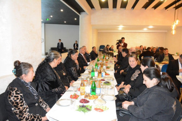 Tərtərdə Heydər Əliyevin anadan olmasının 103-cü ildönümü münasibətilə nahar süfrəsi təşkil olunub