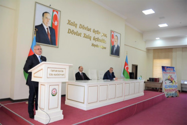 Tərtərdə 5 Oktyabr - Beynəlxalq Müəllimlər Günü münasibətilə tədbir keçirilib