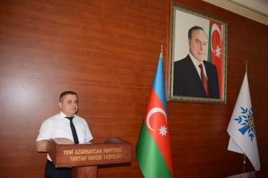 1 Avqust – Azərbaycan əlifbası və Azərbaycan dili günü münasibətilə Tərtərdə “dəyirmi masa” keçirilib