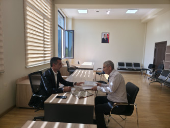 Tərtər Rayon İcra Hakimiyyətində mütəmadi olaraq vətəndaşların müraciətləri dinlənilir