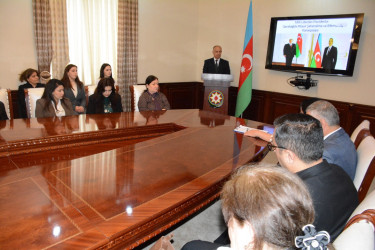 "Milli Liderdən Prezidentə: Qarabağ müasir şəhər və memarlıq konsepsiyası" mövzusunda tədbir keçirilib