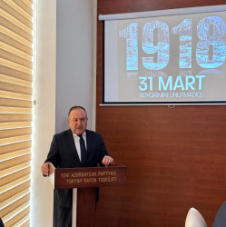 Tərtərdə 31 mart- Azərbaycanlıların Soyqrımı Günü qeyd edilib