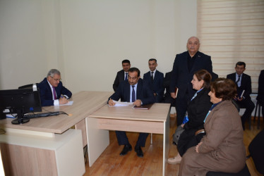 Rayon rəhbəri tərəfindən növbəti dəfə vətəndaşların müraciətləri dinlənilib