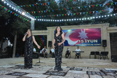 Tərtərdə 15 iyun Milli Qurtuluş Gününə həsr olunmuş konsert proqramı təşkil olunub