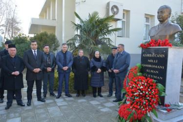 Tərtərdə Azərbaycanın Milli Qəhrəmanı Elman Hüseynovun doğum günü münasibəti ilə tədbir keçirilib