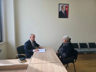 Tərtər Rayon İcra Hakimiyyətində mütəmadi olaraq vətəndaşların müraciətləri dinlənilir