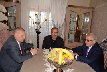 Rayon rəhbəri “Konstitusiya və Suverenlik İli” çərçivəsində Birinci Qarabağ müharibəsi əlili Sahib Əliyevlə görüşüb