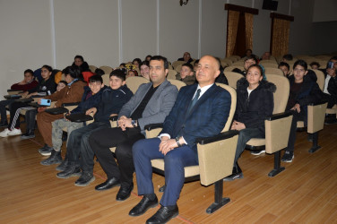 Tərtər Mədəniyyət Mərkəzində şəhid və qazi övladları üçün interaktiv teatr şousu keçirilib