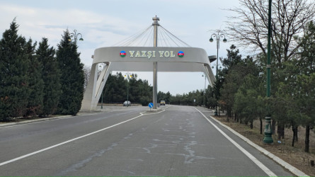 Tərtər  şəhərin girişində ad göstəricisi yenidən bərpa olundu