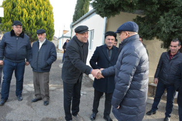 Milli Məclisin deputatı Sahib Alıyev Tərtər rayonunun Ələsgərli kəndində seçicilərlə görüşüb