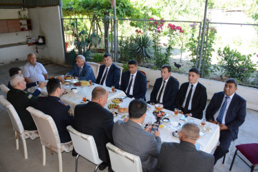 İcra başçısı Vətən Müharibəsi əlili Salmanlı İlqarı ziyarət edib