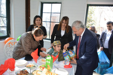 Tərtərdə əlilliyi müəyyən edilmiş bir qrup  uşaqlar üçün Yeni il şənliyi  keçirilib