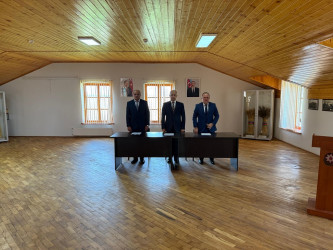 Tərtərdə “Konstitusiya və Suverenlik İli“ çərçivəsində  “Müzəffər Ali Baş Komandan cənab İlham Əliyev Cənubi Qafqazda  sülhün və əmin-amanlığın  təminatçısıdır” mövzusunda seminar keçirilib