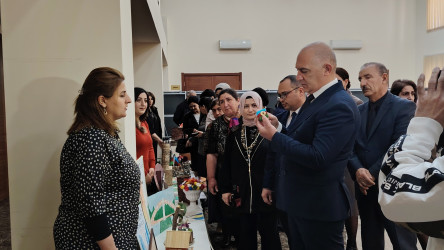 Tərtərdə “Şəhərsalma və Memarlıq İli” çərçivəsində əl işlərindən ibarət sərgi keçirilib