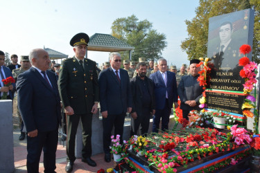 Lokal xarakterli antiterror tədbirləri zamanı şəhid olmuş Elnur İbrahimovun 40 mərasimi keçirilib