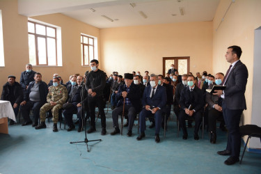 Rayon rəhbərinin Bala Kəngərli kəndində növbəti səyyar qəbul-görüşü keçirilib