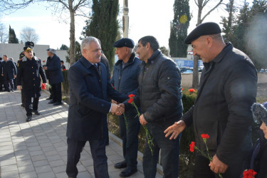 Tərtərdə 20 Yanvar faciəsinin otuz beşinci ildönümü ilə bağlı tədbir keçirilib