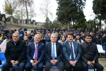 Tərtərdə Türk Əməkdaşlıq və Koordinasiya Agentliyi (TİKA) tərəfindən təmir olunmuş Heydər Əliyev adına parkda yerləşən Açıq Hava Səhnəsinə baxış keçirilib