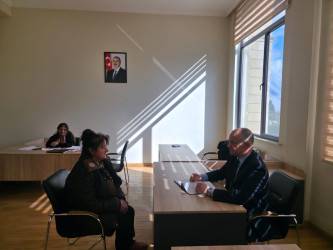 Tərtər Rayon İcra Hakimiyyətində mütəmadi olaraq vətəndaşların müraciətləri dinlənilir