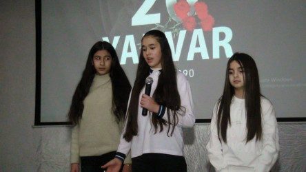 Tərtərdə 20 Yanvar faciəsinin 36-cı ildönümünə həsr olunmuş film nümayiş etdirilib