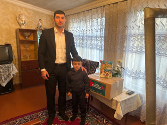 Heydər Əliyev Fondu Vətən Müharibəsi şəhidlərinin övladlarına ərzaq yardımı göndərib