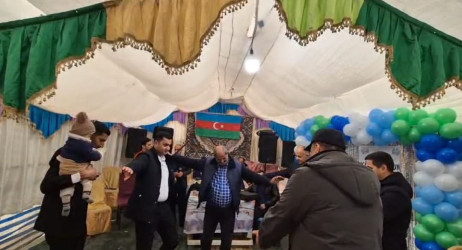 Tərtərdə Vətən müharibəsi şəhidi Məhərzadə Talehin qardaşı övladının kiçik toy şənliyi keçirilib