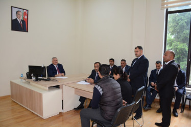 Rayon rəhbəri tərəfindən növbəti dəfə vətəndaşların müraciətləri dinlənilib