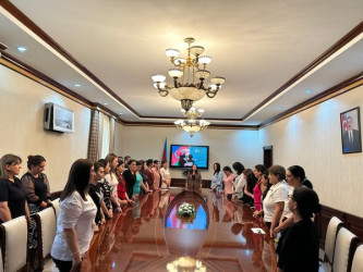 Tərtərdə 15 iyun Qurtuluş günü ilə əlaqədar "Tarixin dönüş mərhələsində ən düzgün yol seçən böyük Azərbaycanlı" adlı tədbir keçirilib