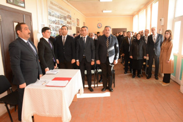 Rayon rəhbərinin növbəti səyyar-qəbul görüşü Alışarlı kəndində keçirilib