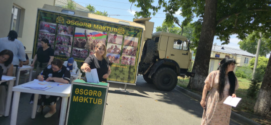 Tərtərdə “Əsgərə məktub” layihəsi həyata keçirilib