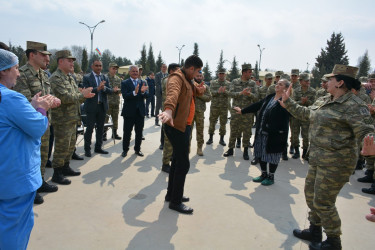 Novruz bayramı ilə əlaqədar rayon ərazisində yerləşən hərbi hissələrdə silsilə bayram tədbirləri keçirilir