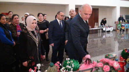 Tərtərdə “Şəhərsalma və Memarlıq İli” çərçivəsində əl işlərindən ibarət sərgi keçirilib