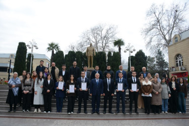 Tərtərdə Müdafiə Sənayesi Nazirliyi işçilərinin peşə bayramı günü qeyd olunub