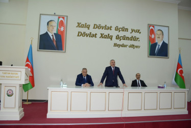 “Konstitusiya və Suverenlik İli” çərçivəsində 5 Oktyabr - Beynəlxalq Müəllimlər Günü münasibətilə “Gələcək müəllimlərin əsəridir” mövzusunda tədbir keçirilib