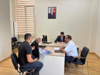 Tərtər Rayon İcra Hakimiyyətində vətəndaşların müraciətləri dinlənilib