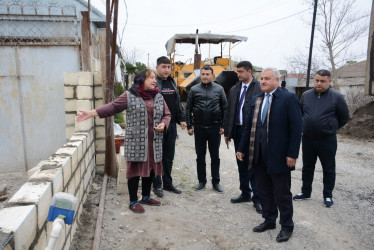 Tərtər şəhərinin küçələrində asfalt örtüyünün salınması işləri davam etdirilir