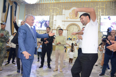 Tərtərdə Vətən Müharibəsi qazisi Məhərrəmli Nurlanın toy şənliyi keçirilib