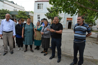 Milli Məclisin deputatı Sahib Alıyev Tərtər şəhərində və rayonunun Təzəkənd kəndində seçicilərlə görüşüb