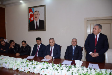 Tərtərdə Ramazan ayı münasibətilə keçirilən xeyriyyə tədbirində 125 şəhid və qazi ailəsinə bayram sovqatları verilib