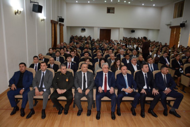 Tərtərdə prezident İlham Əliyevin YAP-ın VIII Qurultayındakı proqram xarakterli nitqindən irəli gələn məsələlərlə bağlı müşavirə keçirilib