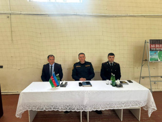 Hüsənli kənd tam orta məktəbində maarifləndirici tədbir keçirilib