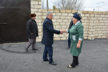 İcra başçısı Yenikənd  kəndində şəhid Qasımov Azərin ailəsi ilə görüşüb