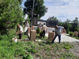 “Yaşıl gələcək naminə” adlı yaşıllaşdırma aksiyası davam etdirilib