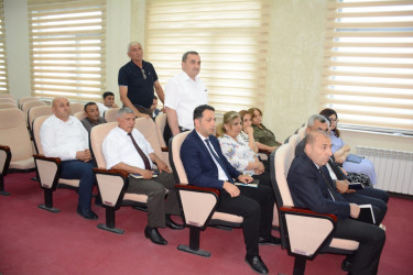 Tərtər Rayon İcra Hakimiyyətində növbəti aparat müşavirəsi keçirilib